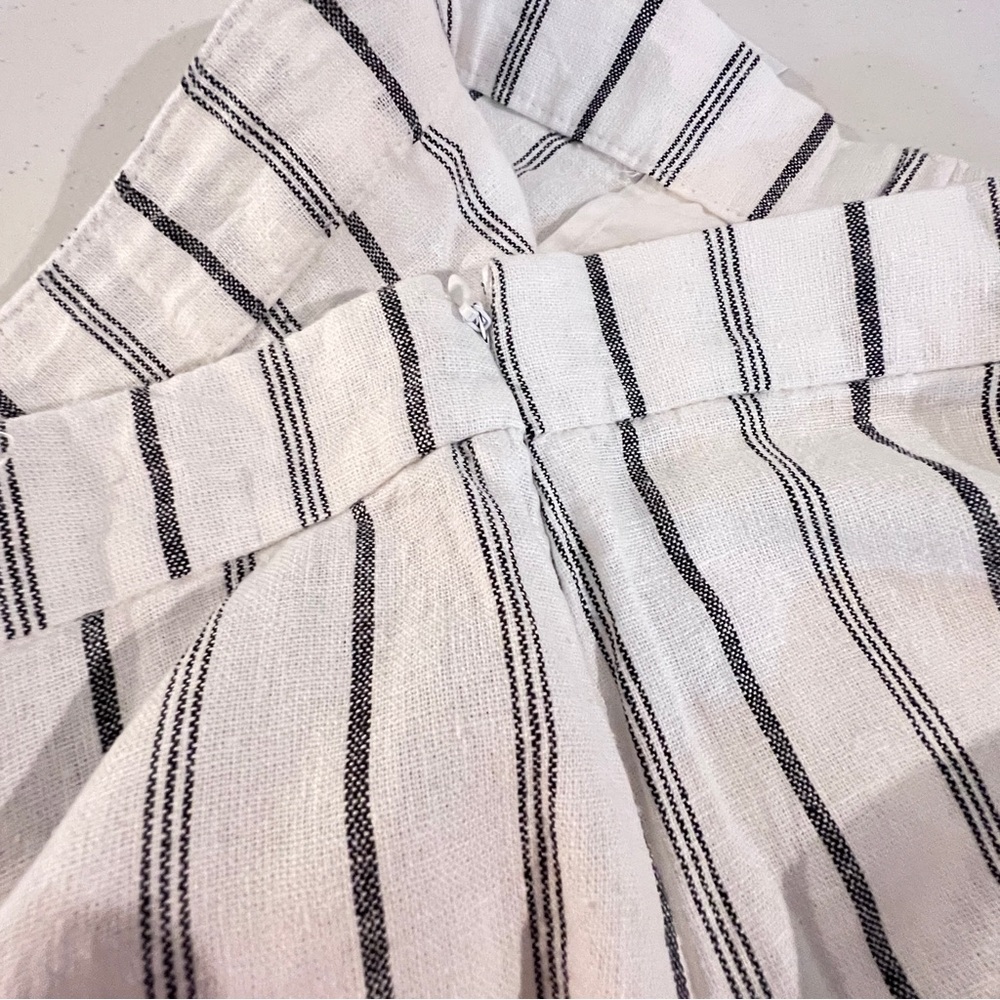 Old Navy NWT Black and White Vertical Stripe Mini Shift Skirt  Womens Size M - Picture 6 of 10